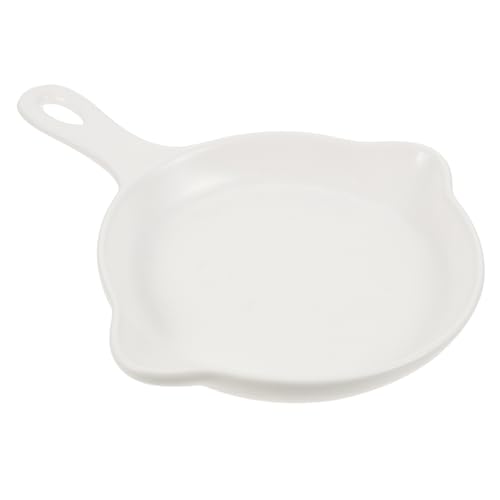 Alipis Backgeschirr aus Keramik für den einzug weinachts grill pan weinachtsgeschenk kuchenplatten Kuchenform Käse-Backform Keramikpfanne mit Griff Bratplatte Weiß Alipis Backgeschirr aus Keramik für den einzug weinachts grill pan weinachtsgeschenk kuchenplatten Kuchenform Käse-Backform Keramikpfanne mit Griff Bratplatte Weiß von Alipis