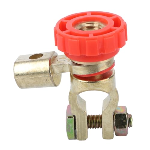 Alipis Batterie Isolator Schalter Schnellverschluss Roter Trennschalter Auto Lkw Boot Anti diebstahl Akku Trennschalter Ohne Werkzeug von Alipis