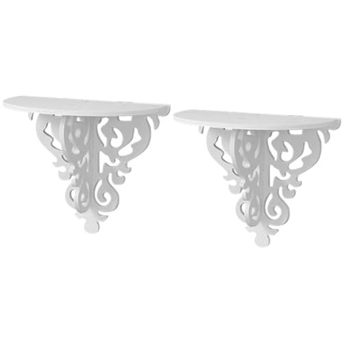 Alipis Blumentopf-Wandregal, schwebendes Regal, Wanddekorregal, moderner Stil, nordischer Stil, Wandhalter, 2 Stück von Alipis