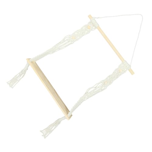Alipis Bohemia Makramee Wandregal mit Tassel Design Schwebendes Holzregal für Pflanzen und Dekoration für Wohnzimmer Balkon und Innenräume Alipis Bohemia Makramee Wandregal mit Tassel Design Schwebendes Holzregal für Pflanzen und Dekoration für Wohnzimmer Balkon und Innenräume von Alipis
