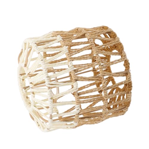 Alipis Bohemian Gewebter Lampenschirm aus Papierseil Handgefertigter Rustikaler Deckenlampen abdeckung Sanftes Licht Warmes Flair für Wohnzimmer Esszimmer und Hotels Fassung Ø Alipis Bohemian Gewebter Lampenschirm aus Papierseil Handgefertigter Rustikaler Deckenlampen abdeckung Sanftes Licht Warmes Flair für Wohnzimmer Esszimmer und Hotels Fassung Ø von Alipis