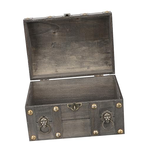 Alipis Box Kleines Aufbewahrungsbox Vintage Koffer Schatztruhe Halsketten Aufbewahrung Organizer Schmuck Organizer Mit Schloss Vintage Artikel Vintage Dekor Für von Alipis