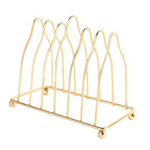 Goldener Tellerhalter Aus Eisen, Dreieckiger Geschirr-Organizer FüR KüChe, Stabiler Und Langlebiger TellerstäNder Mit Griff, Ideal FüR Schrank Und Arbeitsplatte Goldener Tellerhalter Aus Eisen, Dreieckiger Geschirr-Organizer FüR KüChe, Stabiler Und Langlebiger TellerstäNder Mit Griff, Ideal FüR Schrank Und Arbeitsplatte von Alipis
