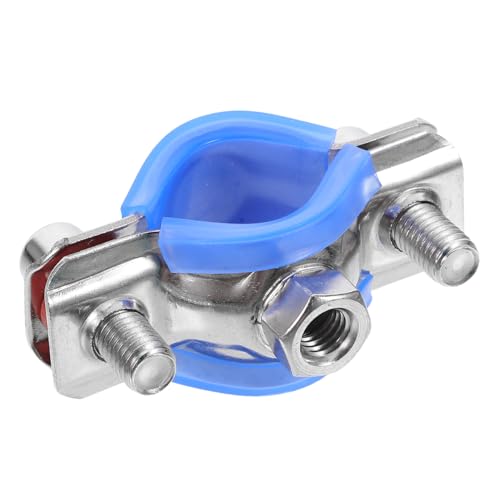 Alipis Bürostuhl Reparaturset Rohrklemme mit Kunststoffpolster Stuhlsicherung Edelstahl Kunststoff Verhindert Einsinken Einfache Anbringung Kompatibel mit Vielen Bürostühlen Langlebig von Alipis