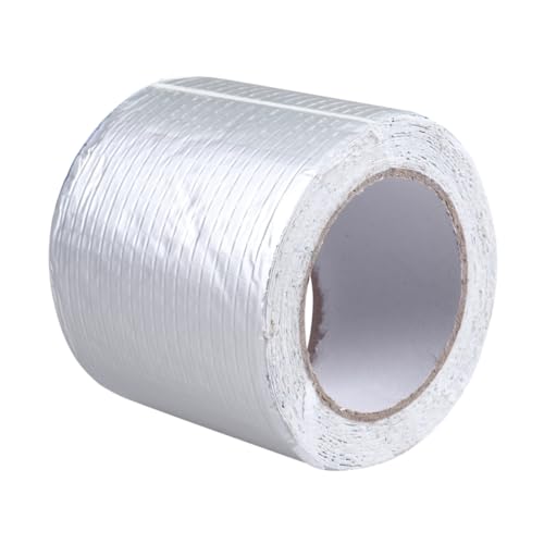 Alipis Butylkautschuk Reparaturband Silber Wasserfest Selbstklebend Aluminiumfolie Dichtungsband für Dach Fensterbrett und Rohrleitung Sill Repair Tape für Haus Außenbereich Alipis Butylkautschuk Reparaturband Silber Wasserfest Selbstklebend Aluminiumfolie Dichtungsband für Dach Fensterbrett und Rohrleitung Sill Repair Tape für Haus Außenbereich von Alipis