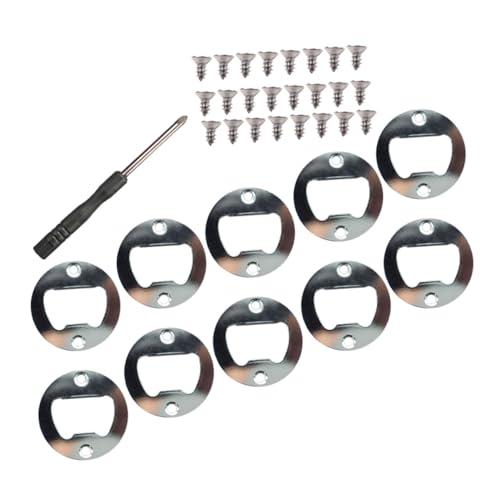 Alipis DIY Flaschenöffner Einsatz mit Schrauben und Schraubendreher Bieröffner Komponenten für Individuelle Gestaltung Einfach zu Montieren Kreatives Bastelset für Familie und Freunde von Alipis