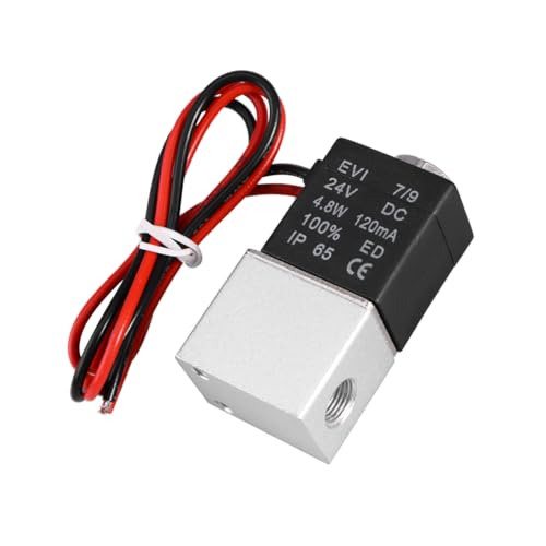 Alipis Dc wege Magnetventil Stromlos Geschlossen Pneumatisches Absperrventil für Luft Gas Wasser Elektrisch Gesteuert von Alipis