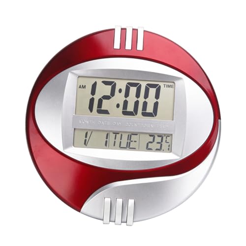 Alipis Digitale Wanduhr Uhr Schlafzimmer standuhr temperaturmesser Tischuhr higrometre Humidity Meter temperaturanzeige Wandmontage Schreibtischwecker Wanduhr anzeigen Digitaluhr rot Alipis Digitale Wanduhr Uhr Schlafzimmer standuhr temperaturmesser Tischuhr higrometre Humidity Meter temperaturanzeige Wandmontage Schreibtischwecker Wanduhr anzeigen Digitaluhr rot von Alipis