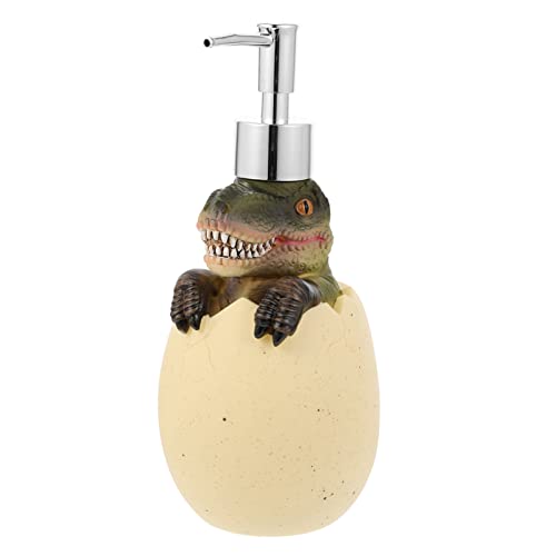 Alipis Dinosaurier- Seifenspender 560 Ml Niedliche Tier- Lotion- Pumpflasche für Kinder Eierschalen- Plastik- Duschgel- Spender Auslaufsicherer Flüssiger Handseifenspender für Bad Küche von Alipis