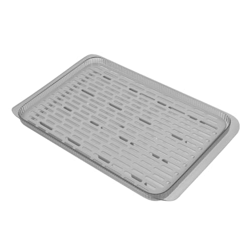 Alipis Doppelschichtige Pet Abtropfschale mit Effektivem Robuste Obst und Gemüsetheke für Küche Vielseitiges Serviertablett für Tee Früchte Desserts bei Familienfeiern und von Alipis