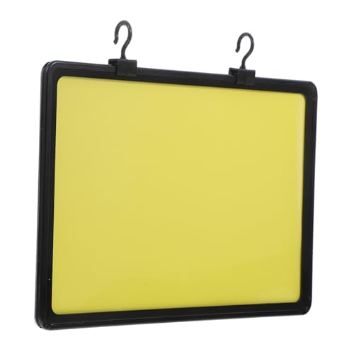 Alipis Doppelseitiger Abwischbarer Preisschildhalter mit Einfachem Haken Multifunktionaler Drehbarer Preisschildständer für Supermärkte und Einzelhandel Klare Lesbarkeit Elegantes Design von Alipis