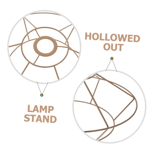 Alipis Draht Lampenschirmgestell Robust für DIY Lampenschirme Vielseitig Einsetzbar für Tisch Deckenleuchten Wohnzimmer Schlafzimmer Büro von Alipis