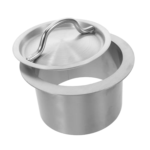 Alipis Edelstahl Einbau Abfalleimer Deckel Rund Eingelassener Müllschacht Küchen Arbeitsplatte Hygienisch Leicht Zu Reinigen Für Zuhause Kaffee Bar Und Gastro Bereich Alipis Edelstahl Einbau Abfalleimer Deckel Rund Eingelassener Müllschacht Küchen Arbeitsplatte Hygienisch Leicht Zu Reinigen Für Zuhause Kaffee Bar Und Gastro Bereich von Alipis