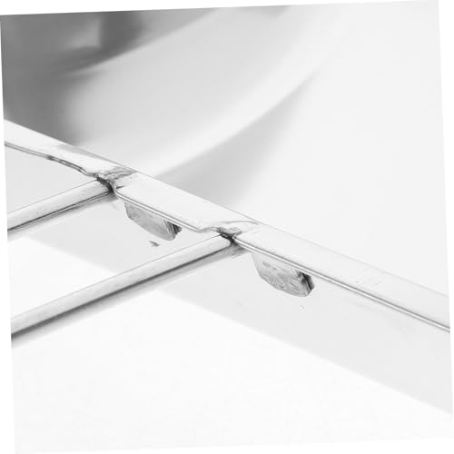 Alipis Edelstahl Handschaufel mit Langem Griff Tragbare Küchenschaufel für Müll und Reinigung Kreative Desktop Kehrschaufel Rostfrei Elegantes Design für Haushalt und Büro von Alipis