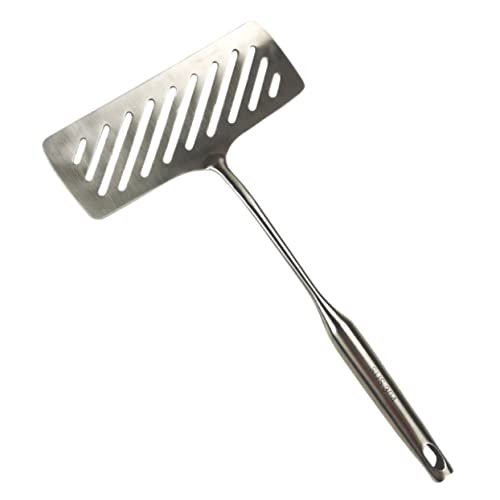 Alipis Edelstahl Pfannenwender Fischspatel mit Schlitzen Hitzebeständig Flacher Steak und Pfannkuchenwender Robuster Küchenhelfer zum Einfachen Wenden von Fleisch und Fisch Alipis Edelstahl Pfannenwender Fischspatel mit Schlitzen Hitzebeständig Flacher Steak und Pfannkuchenwender Robuster Küchenhelfer zum Einfachen Wenden von Fleisch und Fisch von Alipis