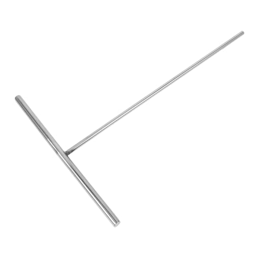 Alipis Edelstahl T förmiger Pfannkuchen teigverteiler Crepes Verteiler Crepe Maker Werkzeug für Gleichmäßiges Backen und Einfache Handhabung Großer Runder Crêpe spreader Hitzebeständig von Alipis