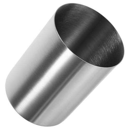 Alipis Edelstahl Trinkbecher Musterbecher Für Getränke Zahnbürstenkopf-Becher Für Zuhause Reisen Und Partys Silber Langlebig Leicht Zu Reinigen Alipis Edelstahl Trinkbecher Musterbecher Für Getränke Zahnbürstenkopf-Becher Für Zuhause Reisen Und Partys Silber Langlebig Leicht Zu Reinigen von Alipis