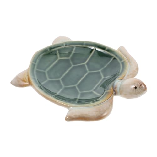 Alipis Einzigartige Schüssel in Schildkrötenform Schildkröten-aufbewahrungsteller Schlüsselhalter Deko-tablett Schildkrötenfigur Aus Kunstharz Schildkröten-accessoire Für Das Home Office von Alipis