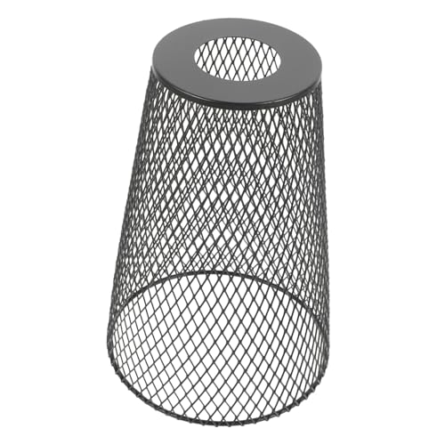 Alipis Eisenlampenschirm Metallnetz Modern Dekorativer Lampenschirm Schwarz Für Esszimmer Hotel Restaurant Wohnzimmer von Alipis