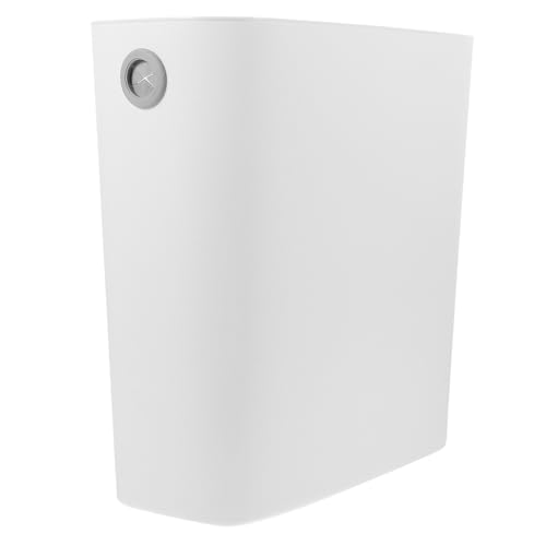 Alipis Eleganter Schmaler Mülleimer Küchenabfalleimer Schmaler Pp-weißer Büro-kunststoff-mülleimer für Badezimmer Alipis Eleganter Schmaler Mülleimer Küchenabfalleimer Schmaler Pp-weißer Büro-kunststoff-mülleimer für Badezimmer von Alipis