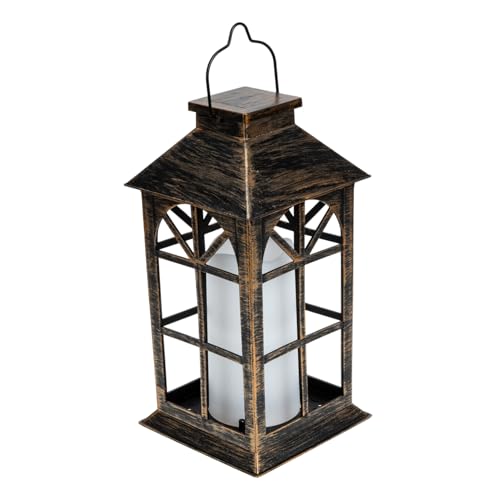 Alipis Elektronische Retro Kerzenlaterne LED Tischlampe Kreative Raum Deko Sanftes Warmes Licht Wohnzimmer Schlafzimmer Dekoration von Alipis