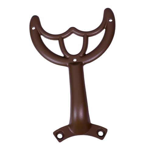 Alipis Ersatz Deckenventilator Halterung Kaffee Farbton Stabilisierende Ventilatorarmstütze für Sichere Montage und Verbesserte Leistung Kompatibel mit Deckenventilatorblättern von Alipis