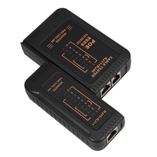 Alipis Ethernet Kabel Tester für Testwerkzeug für Hochpräziser Kabeltester zur Verbindungskontrolle Tragbares Design für Einfache Nutzung Aufbewahrung von Alipis