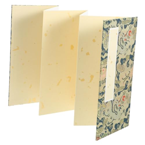 Alipis Faltbares Kalligraphiebuch Mit Leeren Seiten Für Schreiben Und Malen Gefertigt Aus Hochwertigem Kalligrafiepapier Inklusive Zeichenrollen Und Malzubehör Für Chinesische Kunstblätte von Alipis