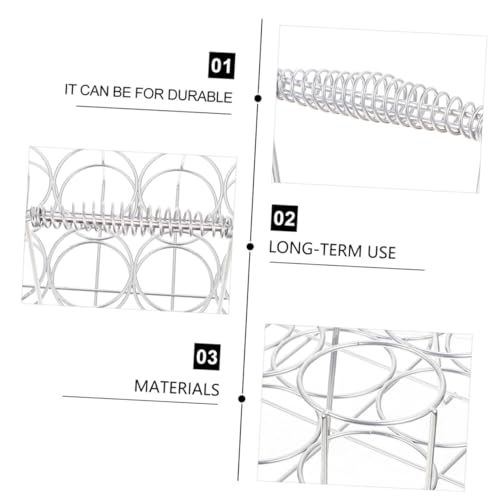 Alipis Flaschen Bierflaschenhalter aus Robustem Silberner Flaschenträger mit Praktischem Tragegriff Kreatives Design für Bar Ktv und Zuhause als Geschenk für Bierliebhaber von Alipis