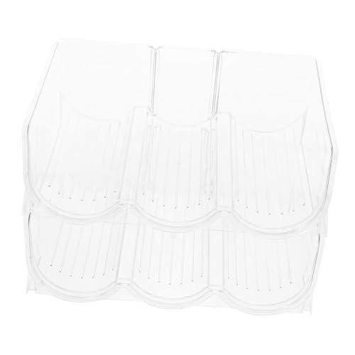 Alipis Flaschenregal Für Küche Stabiler Pet-materialrahmen Klarer Flaschenlagerschrank Mit Stapelbarer Struktur Für Wasserflaschen Sportgetränke Und Thermosflaschen Alipis Flaschenregal Für Küche Stabiler Pet-materialrahmen Klarer Flaschenlagerschrank Mit Stapelbarer Struktur Für Wasserflaschen Sportgetränke Und Thermosflaschen von Alipis
