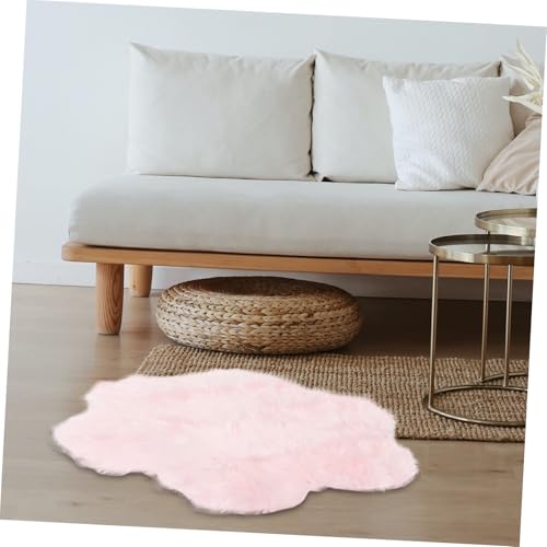 Alipis Flauschiger Blütenform Teppich für Mädchenzimmer Weicher und Warmer Nordic Style Teppich Dekorativer Plüschvorleger mit Effektiver Winterisolierung Rosa Alipis Flauschiger Blütenform Teppich für Mädchenzimmer Weicher und Warmer Nordic Style Teppich Dekorativer Plüschvorleger mit Effektiver Winterisolierung Rosa von Alipis