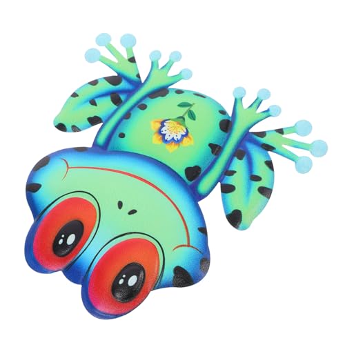 Alipis Frosch Wandbehang Grün Vintage Garten Wanddekoration Outdoor Wandkunst für Zaun Terrasse Innen und Außenbereich Einfache Montage Verspieltes Design von Alipis