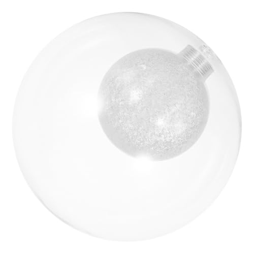Alipis Glas Lampenschirm Bohnenform Doppelglas Lampen Globe Ersatz Lichtkugel Abdeckung Transparent Hitzebeständig Geeignet für Wohnzimmer Pendelleuchte von Alipis