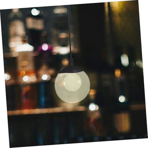 Alipis Glas lampenschirm Kugelförmig Transparent Ø Ersatzschirm für Deckenleuchte Pendelleuchte Tischlampe Moderne Beleuchtung von Alipis