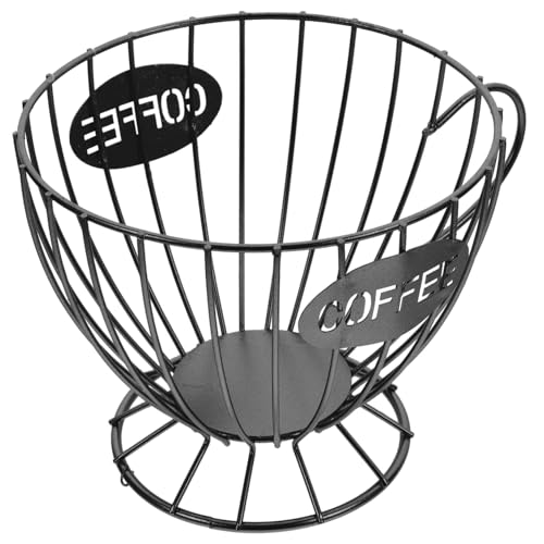 Alipis Großer Kaffee Kapselhalter aus Stabilem Metall mit Offener Struktur Vielseitiger Obst Snackkorb für Esstisch und Küche Eleganter Aufbewahrungskorb für Kaffeepads und Alipis Großer Kaffee Kapselhalter aus Stabilem Metall mit Offener Struktur Vielseitiger Obst Snackkorb für Esstisch und Küche Eleganter Aufbewahrungskorb für Kaffeepads und von Alipis