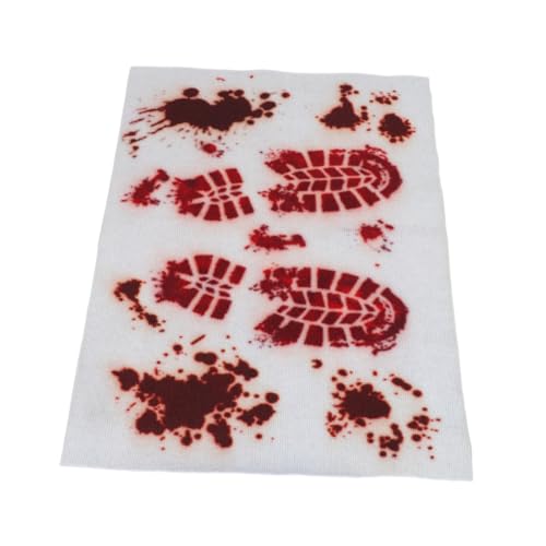 Alipis Halloween Badvorleger Retro Rutschfester Teppich für Wohnzimmer Badezimmer Eingangsbereich Weicher Langlebiger Halloween Spooky Mat für Party Dekoration von Alipis
