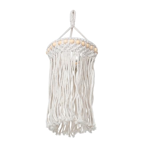 Alipis Handgefertigter Boho Makramee Lampenschirm Hängende Deckenlampe mit Quasten Für Wohnzimmer Schlafzimmer Sanftes Licht und Gemütliche Atmosphäre Alipis Handgefertigter Boho Makramee Lampenschirm Hängende Deckenlampe mit Quasten Für Wohnzimmer Schlafzimmer Sanftes Licht und Gemütliche Atmosphäre von Alipis