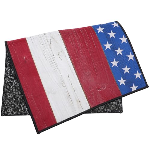 Alipis Fußmatte zum Unabhängigkeitstag rutschfest Dekorative Bodenmatte mit Usa Flagge Badezimmermatte für Innenräume Willkommenstürmatte für 4 Party Alipis Fußmatte zum Unabhängigkeitstag rutschfest Dekorative Bodenmatte mit Usa Flagge Badezimmermatte für Innenräume Willkommenstürmatte für 4 Party von Alipis