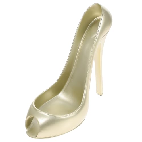 Alipis High Heel Weinflaschenhalter aus Harz Champagnerfarbiges Design für Bar und Restaurant Stilvolle Dekoration für Zuhause von Alipis