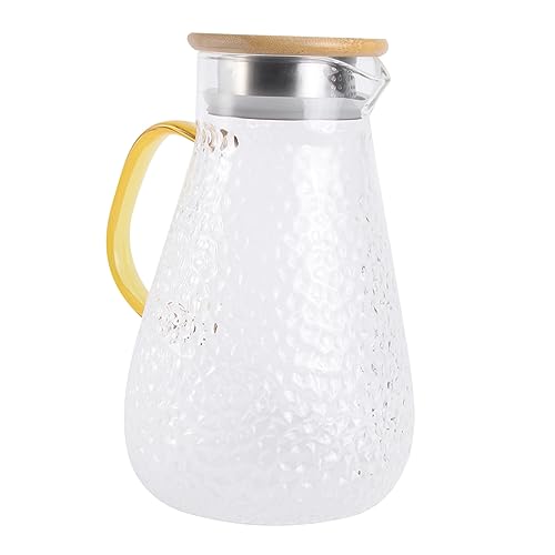 Alipis Hitzebeständige Glaskaraffe Robuste Transparente Saftkaraffe mit Dickem Bruchsicher für Heiße und Kalte Getränke Haushaltswasserkrug Stilvolles Design Angenehm zu Greifen Alipis Hitzebeständige Glaskaraffe Robuste Transparente Saftkaraffe mit Dickem Bruchsicher für Heiße und Kalte Getränke Haushaltswasserkrug Stilvolles Design Angenehm zu Greifen von Alipis
