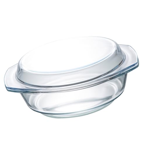 Alipis Hitzebeständige Mikrowellenschüssel aus Hochwertigem Gehärtetem Glas Runde Haushaltsglas schale mit Klarem Deckel Kratzfest Backofen Mikrowellengeeignet Fassungsvermögen Alipis Hitzebeständige Mikrowellenschüssel aus Hochwertigem Gehärtetem Glas Runde Haushaltsglas schale mit Klarem Deckel Kratzfest Backofen Mikrowellengeeignet Fassungsvermögen von Alipis