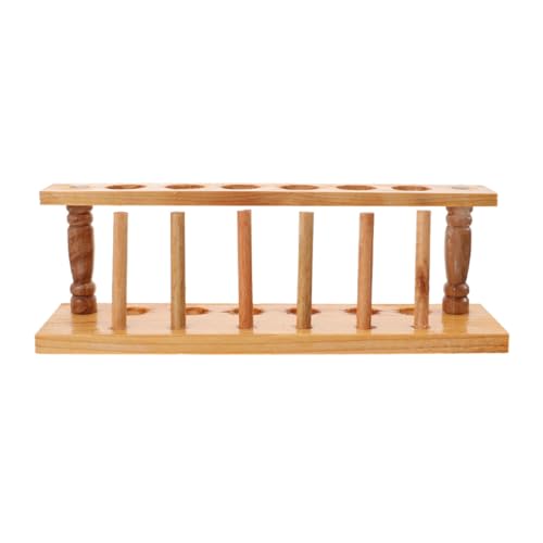 Alipis Holz Reagenzglasständer Laborröhrchen Halter Leicht Tragbar Vielseitig für Labor und Forschungseinrichtungen von Alipis