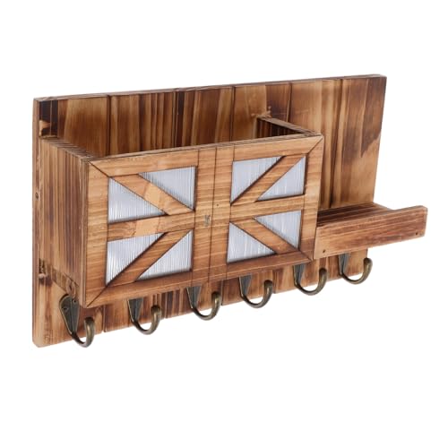 Alipis Holz Wandregal mit Mantelhaken und Schlüsselaufhängung Schwebendes Regal für Flur und Eingangsbereich Platzsparendes Design Einfache Montage Natürliche Holzausführung Praktische Alipis Holz Wandregal mit Mantelhaken und Schlüsselaufhängung Schwebendes Regal für Flur und Eingangsbereich Platzsparendes Design Einfache Montage Natürliche Holzausführung Praktische von Alipis