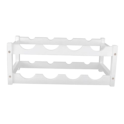 Alipis Doppelschichtiges Weinfass Regal aus Stabiler Weinflaschenhalter für Zuhause Weinschrank Design für Küche und Bar von Alipis