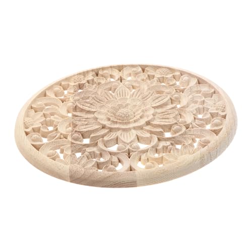 Alipis Holzornament Möbel Applikation Klassisch Handgeschnitzt Haltbar Stilvolle Holzdeko für Türen Betten Schränke Vintage Stil Cultural Fusion Alipis Holzornament Möbel Applikation Klassisch Handgeschnitzt Haltbar Stilvolle Holzdeko für Türen Betten Schränke Vintage Stil Cultural Fusion von Alipis