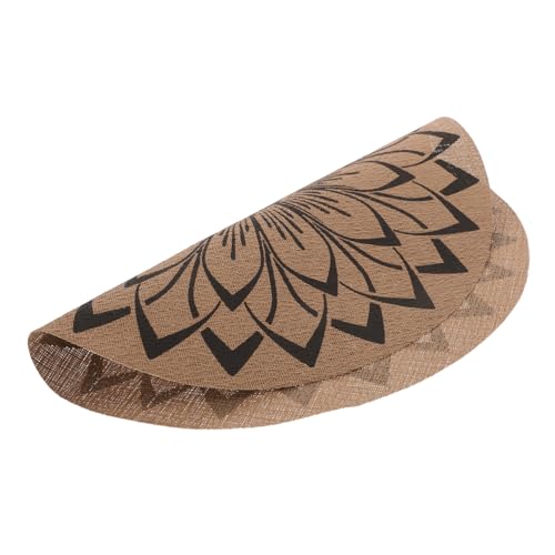 Alipis Isolierpads Boho Runde Tischsets Kaffee Tischset Bauernhaus Untersetzer Runde Tisch Mittelstück Matte Tassenmatte Kaffeetischmatte Costers Individuales para Mesa De Comedor von Alipis