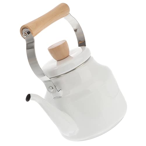 Alipis Japanischer Wasserkocher Emaille Keramik Emaille Teekocher Auf Dem Herd Keramik Teekessel Keramik Für Herd Topf Hölzern Handheld Weiß China Tee Kochen von Alipis