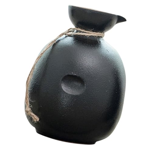 Alipis Keramik Sake Flasche Japanischer Stil Traditioneller Auslaufsicherer Keramik Weinkrug Rustikal Geschmacksneutral Leicht zu Reinigen für Sake Liebhaber und Asiatische Küche von Alipis