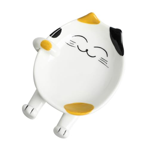 Alipis Keramik Topfdeckelhalter und Löffelständer Multifunktionaler Utensilienhalter mit Stäbchenablage Praktischer Küchenorganizer Leichte und Tragbare Küchenhelfer Ablage von Alipis