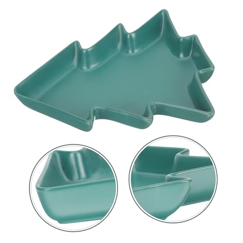 Alipis Keramik Weihnachtsbaum Teller Snackplatte Servierplatte für Nüsse Trockenfrüchte Vielseitig Einsetzbar Salat Schale Tischdekoration Festlich Dunkelgrün Klein Alipis Keramik Weihnachtsbaum Teller Snackplatte Servierplatte für Nüsse Trockenfrüchte Vielseitig Einsetzbar Salat Schale Tischdekoration Festlich Dunkelgrün Klein von Alipis